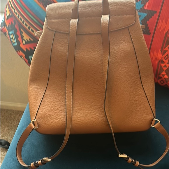 **NWOT** Kate Spade Large Brown Leather Backpack - Picture 2 of 6